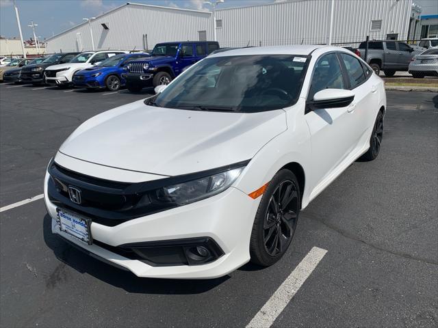 Photo of 2021 Platinum White Pearl Honda Civic