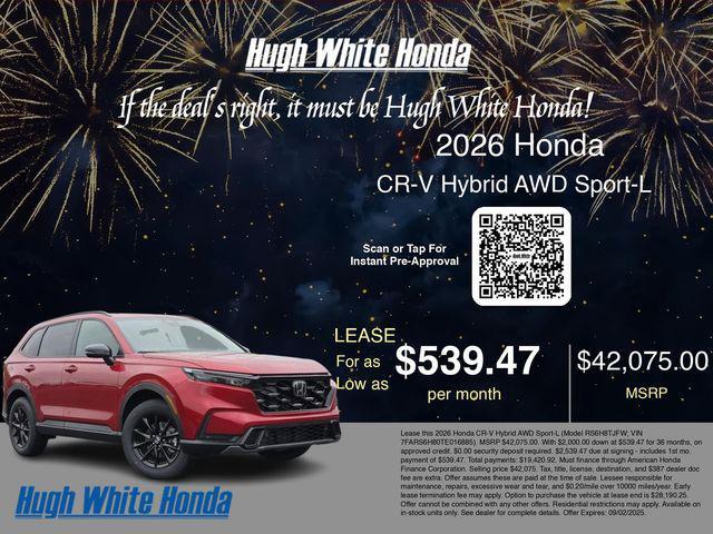 Photo of 2026 Radiant Red Metallic Honda CR-V Hybrid