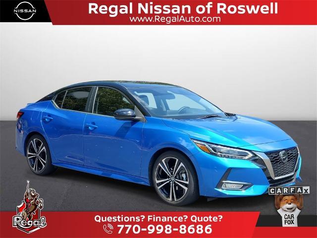 Photo of 2023 2 Tone Blue / Black Roof Nissan Sentra