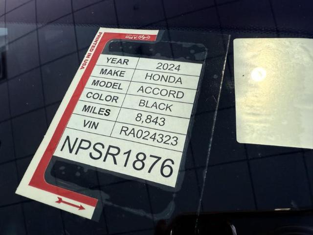 Photo of 2024 Crystal Black Pearl Honda Accord Hybrid