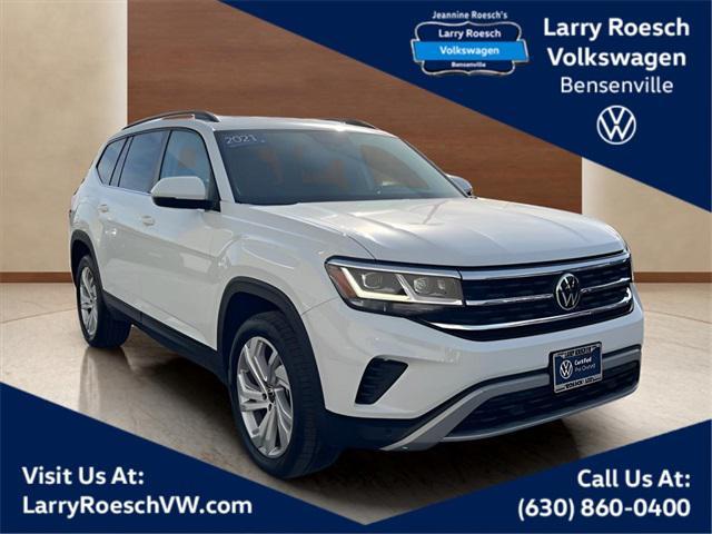 Photo of 2021 Pure White Volkswagen Atlas