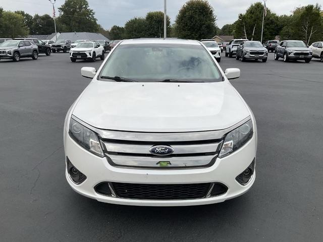Photo of 2012 White Platinum Tri-Coat Metallic Ford Fusion