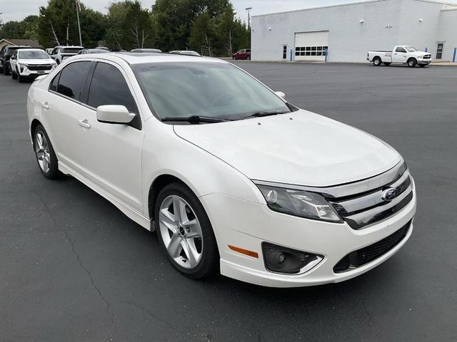 Photo of 2012 White Platinum Tri-Coat Metallic Ford Fusion