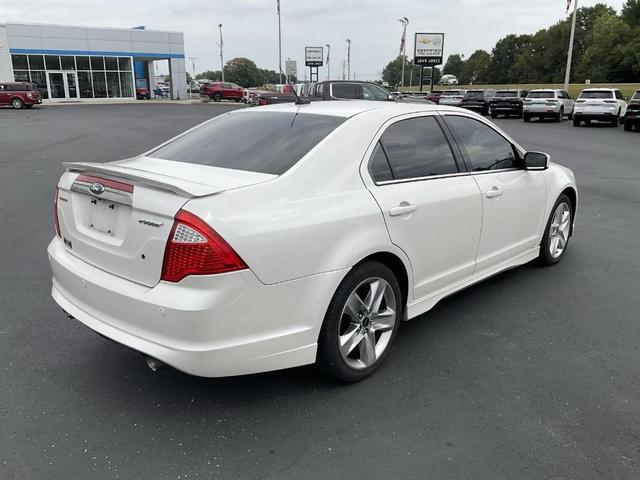 Photo of 2012 White Platinum Tri-Coat Metallic Ford Fusion
