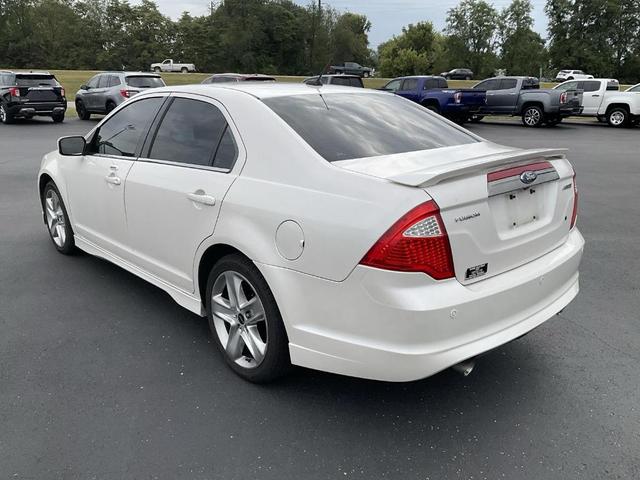 Photo of 2012 White Platinum Tri-Coat Metallic Ford Fusion