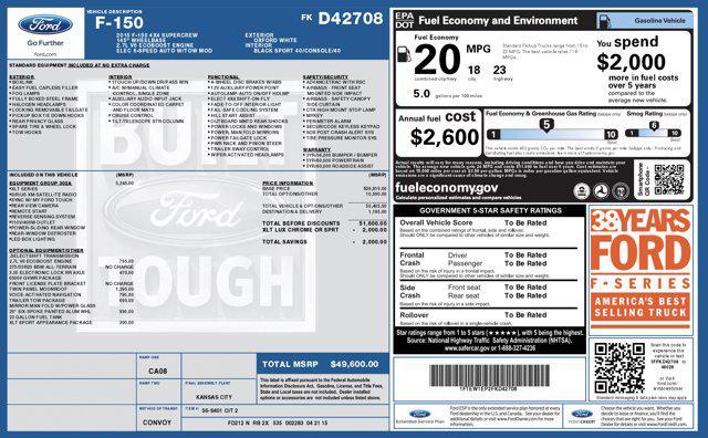 Photo of 2015 Ingot Silver Metallic Ford F-150