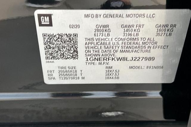 Photo of 2020 Mosaic Black Metallic Chevrolet Traverse