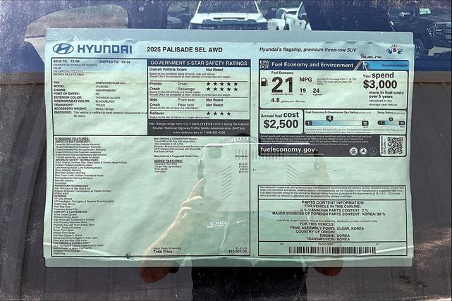 Photo of 2025 Typhoon Silver Hyundai PALISADE
