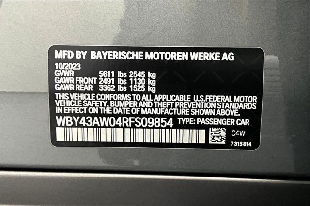Photo of 2024 Skyscraper Grey Metallic BMW i4 Gran Coupe