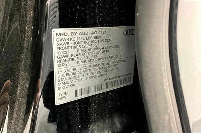 Photo of 2024 Mythos Black Metallic Audi SQ8