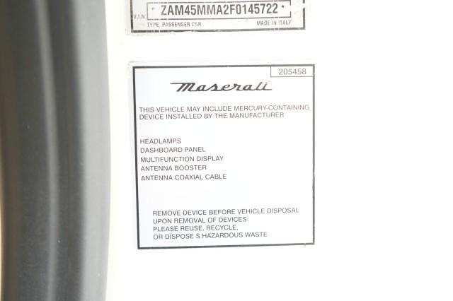 Photo of 2015 Bianco Eldorado Maserati GranTurismo