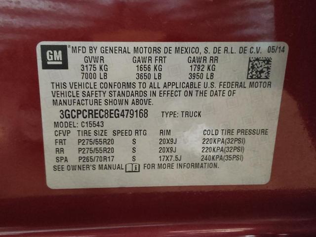 Photo of 2014 Red Chevrolet Silverado 1500