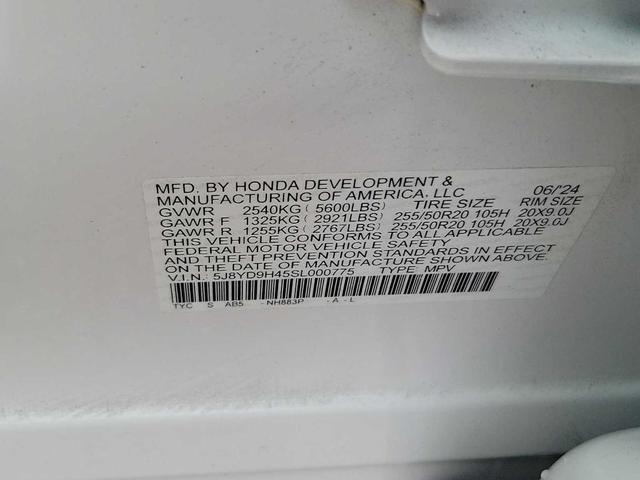 Photo of 2025 Platinum White Pearl Acura MDX