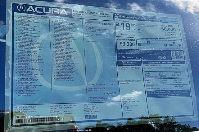 Photo of 2026 Gray Acura MDX