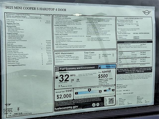 Photo of 2025 Blue Metallic MINI Hardtop