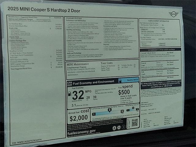 Photo of 2025 Blue Metallic MINI Hardtop