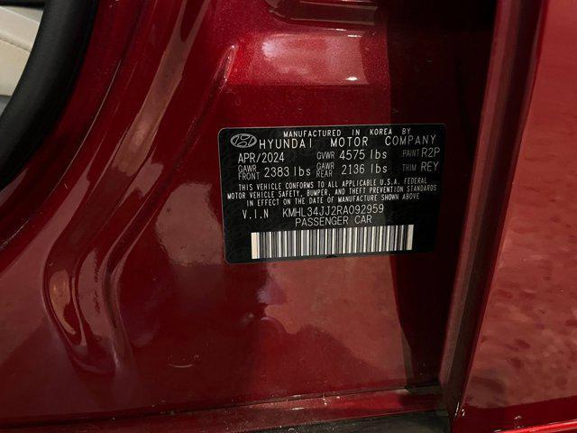 Photo of 2024 Ultimate red Hyundai SONATA Hybrid