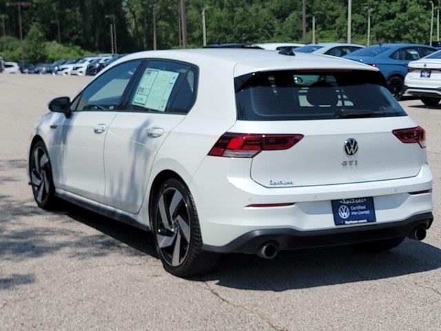 Photo of 2024 Opal White Pearl Effect Volkswagen Golf GTI