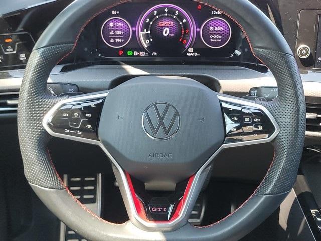 Photo of 2024 Opal White Pearl Effect Volkswagen Golf GTI