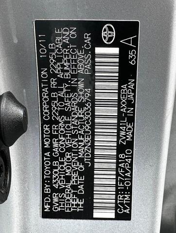 Photo of 2012 Classic Silver Metallic Toyota Prius v