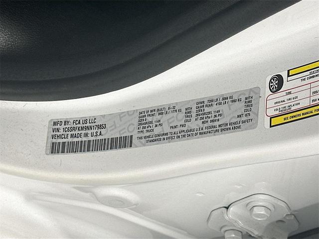 Photo of 2022 Ivory White Tri-Coat Pearlcoat RAM 1500