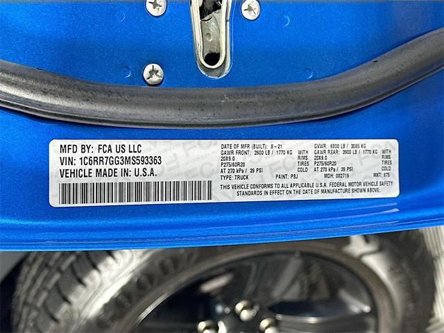Photo of 2021 Hydro Blue Pearlcoat RAM 1500 Classic