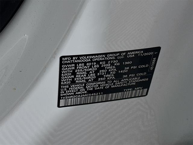 Photo of 2021 White Volkswagen Atlas