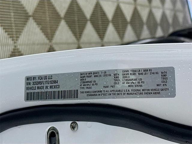 Photo of 2026 Bright White Clearcoat RAM 2500