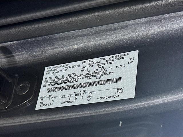 Photo of 2021 Gray Metallic Ford F-150