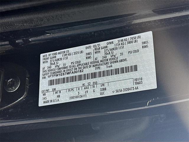 Photo of 2021 Agate Black Metallic Ford F-150