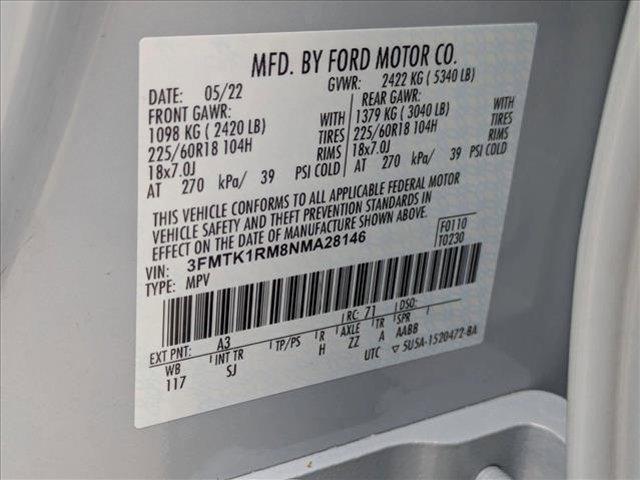 Photo of 2022 Space White Metallic Ford Mustang Mach-E