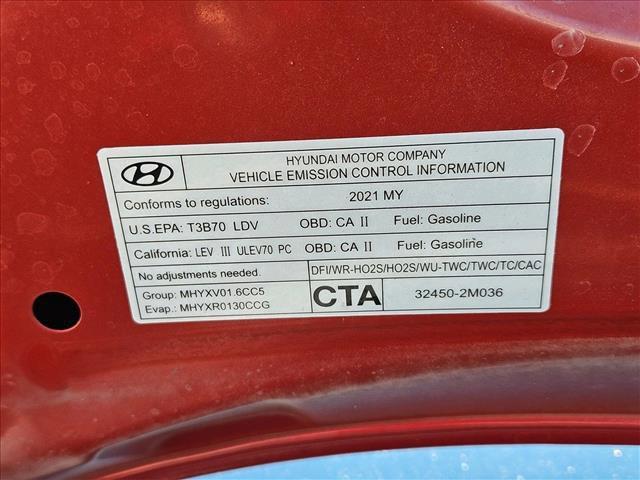 Photo of 2021 Scarlet Red Pearl Hyundai ELANTRA