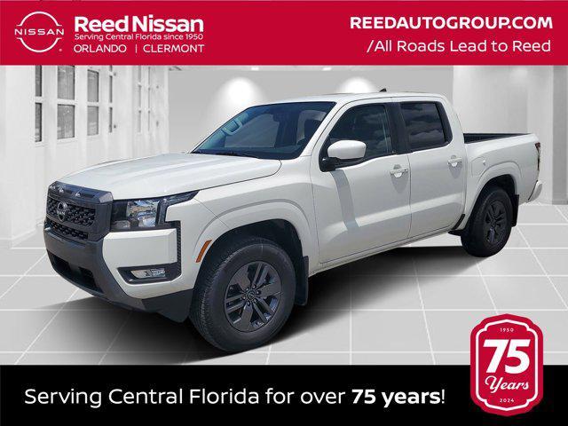 Photo of 2025 Glacier White Nissan Frontier