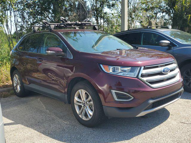 Photo of 2017 Burgundy Ford Edge