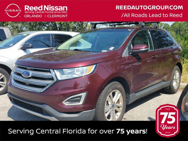 Photo of 2017 Burgundy Ford Edge