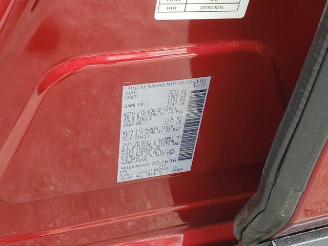 Photo of 2023 Scarlet Ember Tintcoat Nissan Pathfinder