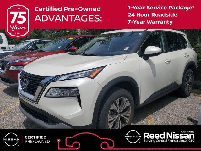 Photo of 2023 Pearl White Tricoat Nissan Rogue