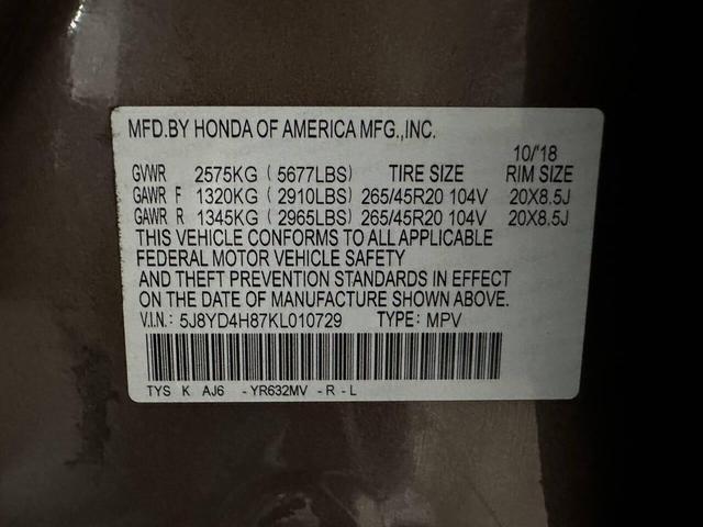 Photo of 2019 Canyon Bronze Metallic Acura MDX