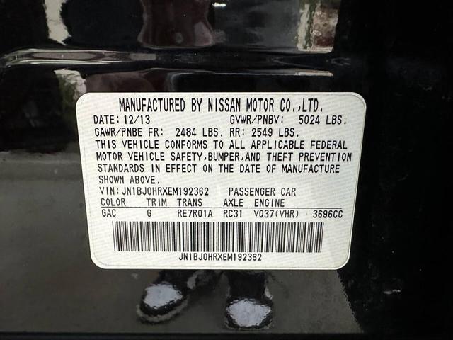 Photo of 2014 BLACK INFINITI QX50