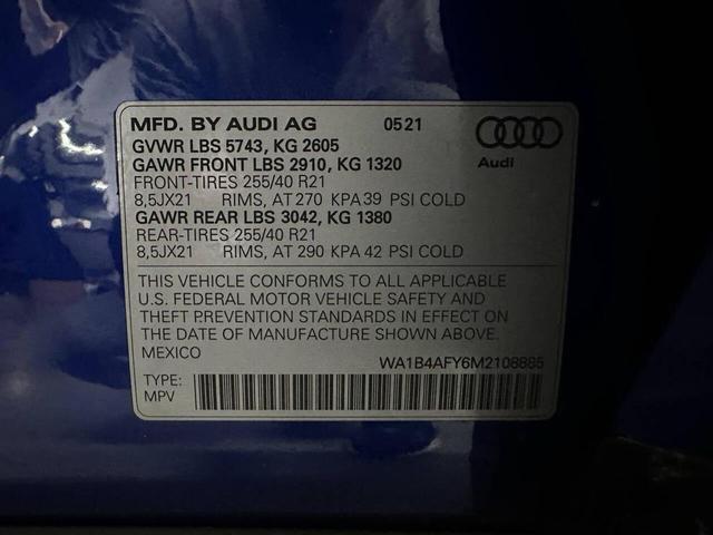 Photo of 2021 Ultra Blue Metallic Audi SQ5