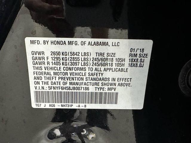 Photo of 2018 Crystal Black Pearl Honda Pilot