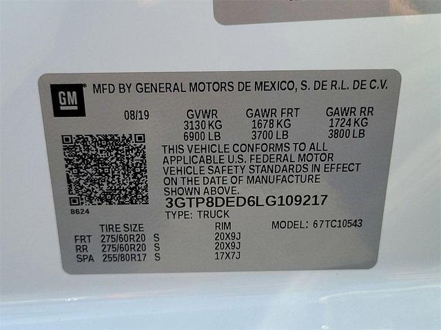 Photo of 2020 Summit White GMC Sierra 1500