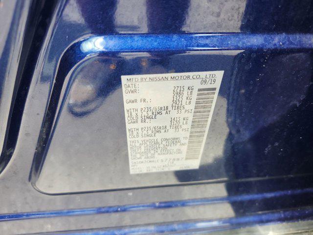 Photo of 2020 Caspian Blue Metallic Nissan Pathfinder