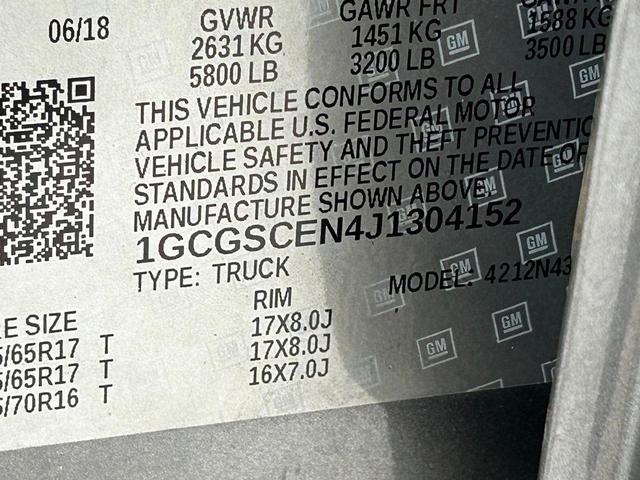 Photo of 2018 Satin Steel Metallic Chevrolet Colorado