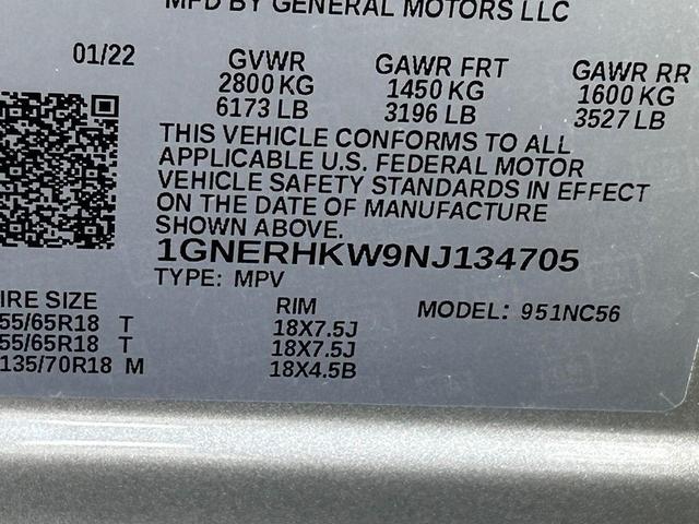 Photo of 2022 Silver Ice Metallic Chevrolet Traverse
