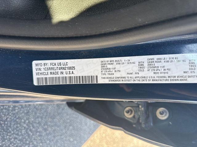 Photo of 2024 Patriot Blue Pearlcoat RAM 1500
