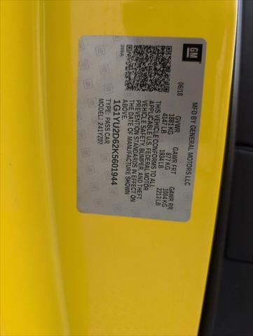 Photo of 2019 Corvette Racing Yellow Tintcoat Chevrolet Corvette