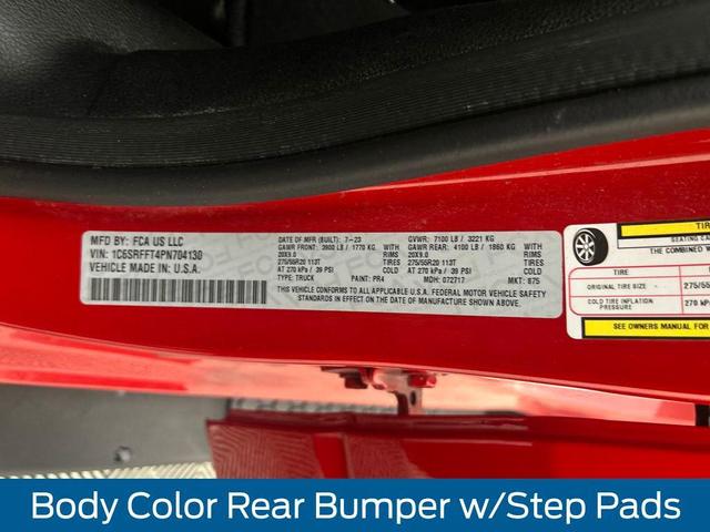 Photo of 2023 Flame Red Clearcoat RAM 1500