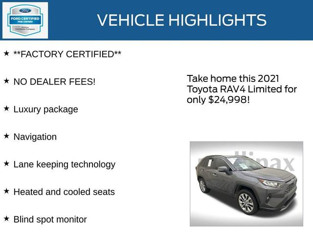 Photo of 2021 Magnetic Gray Metallic/Ice Edge Roof Toyota RAV4