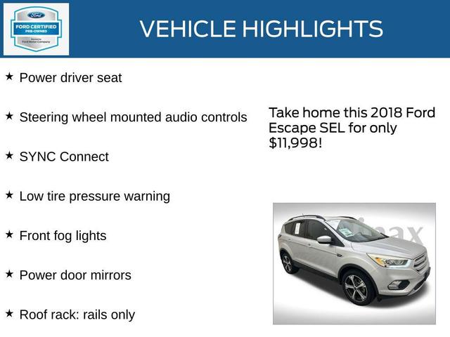 Photo of 2018 Ingot Silver Ford Escape